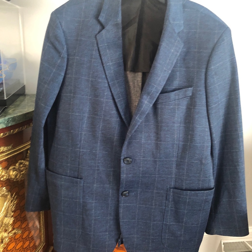 Nordstrom Men’s Shop Plaid Jacket, sz.L, Mint